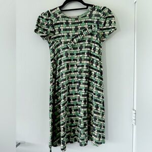 FIT Nina Girls Dress geometric pattern